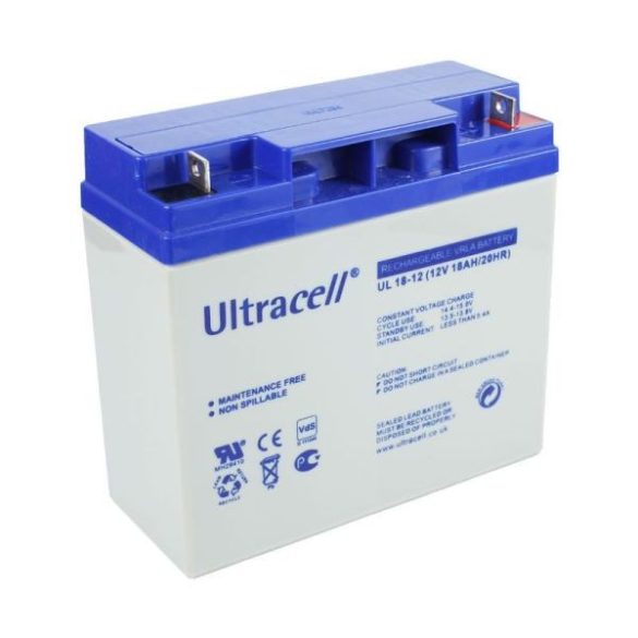 Ultracell AU-12180 12V 18Ah gondozásmentes akkumulátor