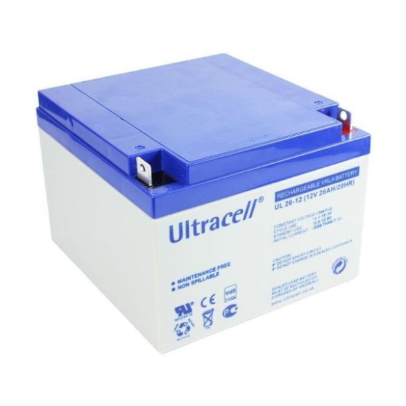 Ultracell AU-12260 12V 26Ah gondozásmentes akkumulátor (1db/karton)