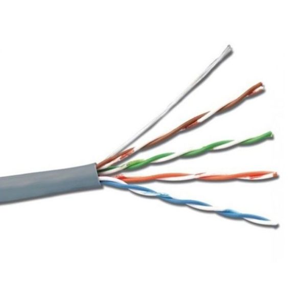 VEZ FTP CAT5e fali kábel, 200MHz, PVC, szürke