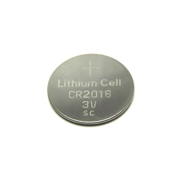 CR2016 3V lithium gombelem