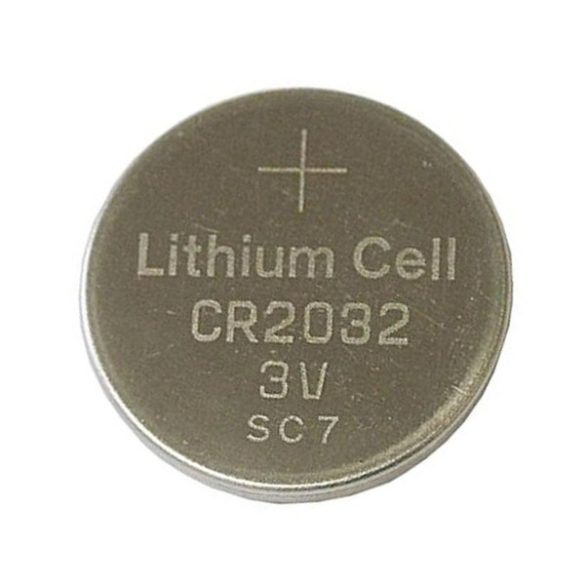 CR2032 3V lithium gombelem