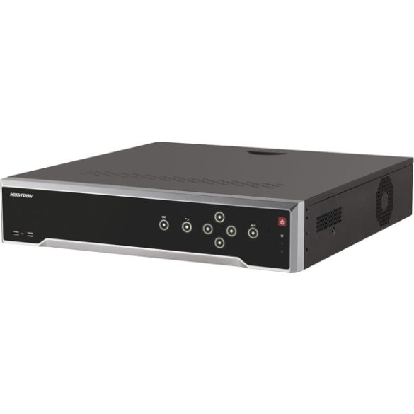 Hikvision DS-7732NI-I4 (B) 32 csatornás NVR; 256 Mbps rögzítési sávszélességgel; 2 HDMI; riasztás be- és kimenet