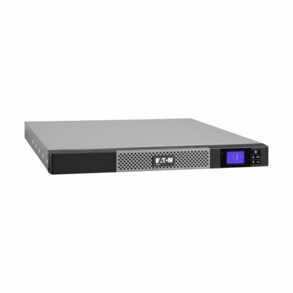 Eaton 5P650iR 5P sorozatú szünetmentes tápegység; 1U rack kivitel; 650 VA; 420 W; USB csatlakozó