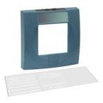   704901 ESSER Kézi jelzésadó ház, kék, nagy alakú, üveglapos