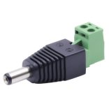 Nestron AP008 DC tápcsatlakozó dugó; 2.1/5.5/11 mm; apa