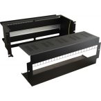   Pulsar ARADIN3 4U tárolórekesz; 19" rack szekrénybe építhető; DIN sínes; 24xS