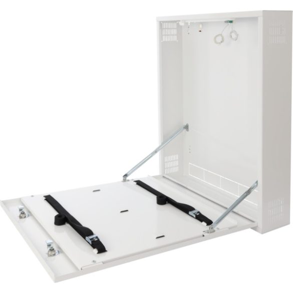 Pulsar AWO530W Függőleges zárható fali szekrény DVR/NVR eszközökhöz; max. rögzítő méret: 470x485x95 mm; fehér