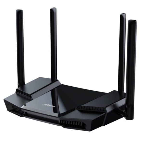 Dahua AX18 Vezeték nélküli router; 2,4/5 GHz; AX1800 Dual-band wifi; 3 Gbit LAN / 1 Gbit WAN