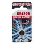 Maxell CR1220 3V lithium gombelem