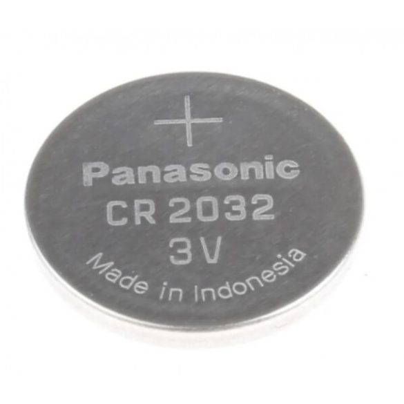 Panasonic CR2032-1B-PAN Lítium gombelem; 3 V; 20x3,2 mm; 220 mAh; nem újratölthető