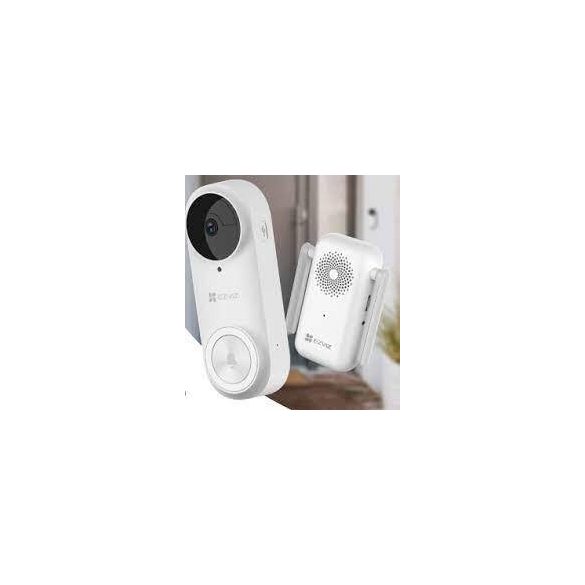 EZVIZ CS-DB2-A0-2C3WPB Vezetéknélküli kaputelefon szett, 3 MP, 2mm objektív, Wifi, Mikrofon/Audio
