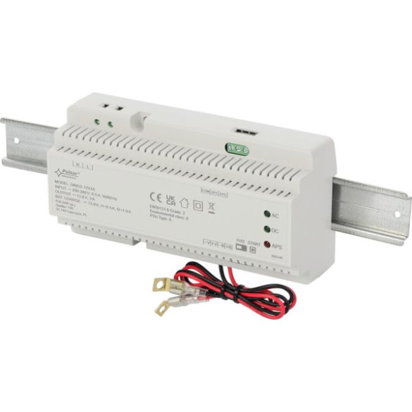 Pulsar DING2-12V3A 13,8V/3,5A DIN sínre szerelhető kapcsolóüzemű szünetmentesíthető tápegység; Grade 2