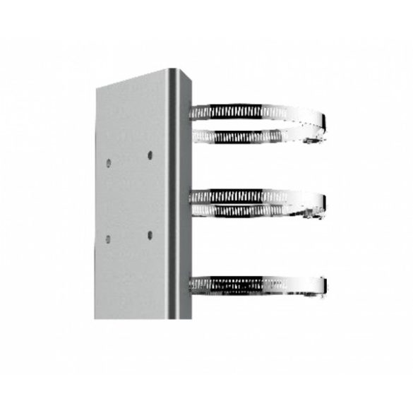 Hikvision DS-1673ZJ-P Oszlopkonzol; csőkamerákhoz és fali tartókhoz; 67-127 mm átmérőhöz, vízszintesen telepíthető