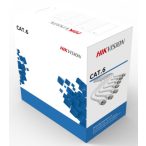   Hikvision DS-1LN6-UE-W UTP fali kábel, cat6; 305 fm; dobozos kiszerelés; 0,53 mm rézmag