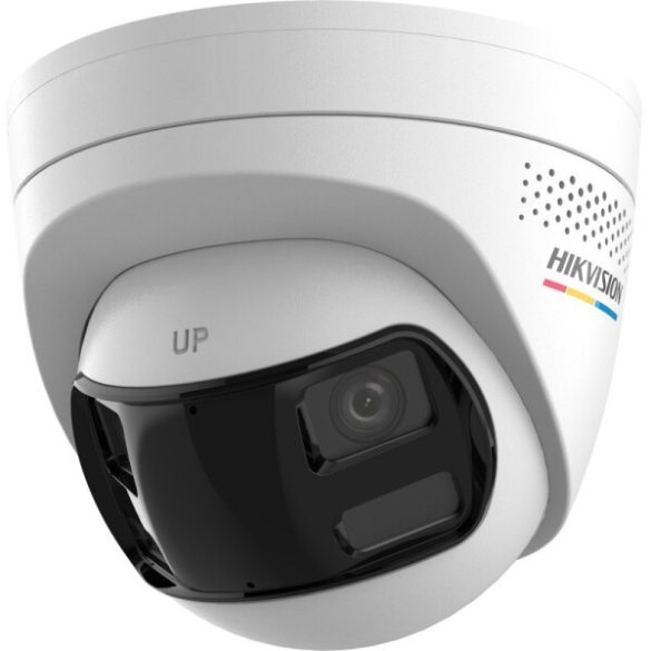 Hikvision DS-2CD1367G2HP-LIUF/SL (2.8mm) 6 MP WDR fix ColorVu IP turret kamera; IR/láthatófény; fény és hangriasztás; beépített mikrofon