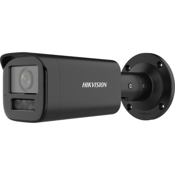 Hikvision DS-2CD1643G2-LIZSU-B(2.8-12) 4 MP WDR motoros zoom EXIR IP csőkamera; IR/láthatófény; hang I/O; riasztás I/O; fekete