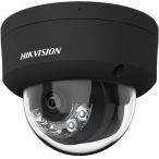   Hikvision DS-2CD2143G2-LIS2U-B (2.8mm) 4 MP AcuSense WDR fix IP dómkamera; IR/láthatófény; hang I/O; riasztás I/O; mikrofon; fekete