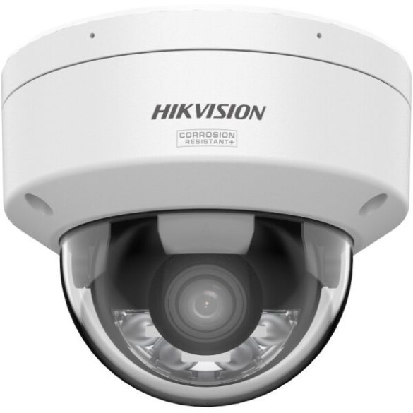 Hikvision DS-2CD2167G3-LIS2UY (2.8mm) 6 MP WDR fix ColorVu IP dómkamera; IR/láthatófény; hang I/O; riasztás I/O; mikrofon; NEMA 4X