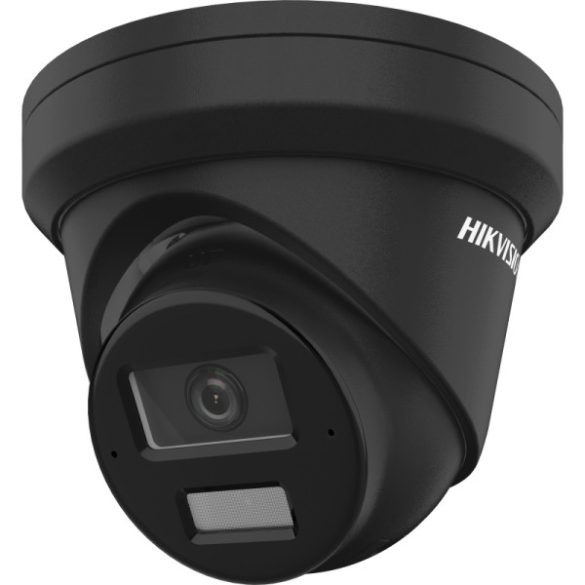 Hikvision DS-2CD2343G2-LI2U-B (2.8mm) 4 MP AcuSense WDR fix IP turret kamera; IR/láthatófény; beépített mikrofon; fekete