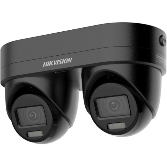 Hikvision DS-2CD2343G2D-LIZ2UY/SL-B2.8/4 4 MP AcuSense IP dual-lens turret kamera;IR/láthatófény;beépített mikrofon;fény-/hangriasztás;NEMA4X