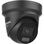   Hikvision DS-2CD2347G3-LIS2UY/SL-B (2.8) 4 MP WDR fix ColorVu IP turret kamera; IR/láthatófény; fény- és hangriasztás; hang I/O; riasztás I/O