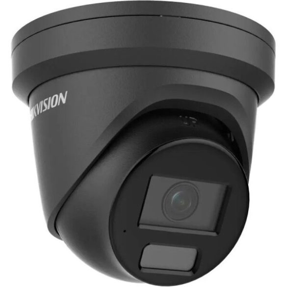 Hikvision DS-2CD2367G2-LU-B (4mm)(C) 6 MP WDR fix ColorVu AcuSense IP turret kamera; láthatófény; beépített mikrofon; fekete
