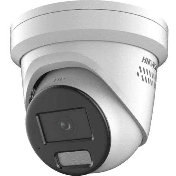 Hikvision DS-2CD2387G2H-LISU/SL(4mm)(eF) 8 MP WDR fix ColorVu IP turret kamera; IR/láthatófény; fény- és hangriasztás; beépített mikrofon