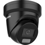   Hikvision DS-2CD2387G2H-LIU-B(2.8mm)(eF) 8 MP WDR fix ColorVu IP turret kamera; IR/láthatófény; beépített mikrofon; fekete