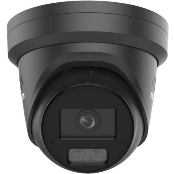 Hikvision DS-2CD2387G3-LIS2UY/SL-B (2.8) 8 MP fix ColorVu IP turret kamera;IR/láthatófény;fény-és hangriasztás;hang I/O;riasztás I/O; NEMA 4X