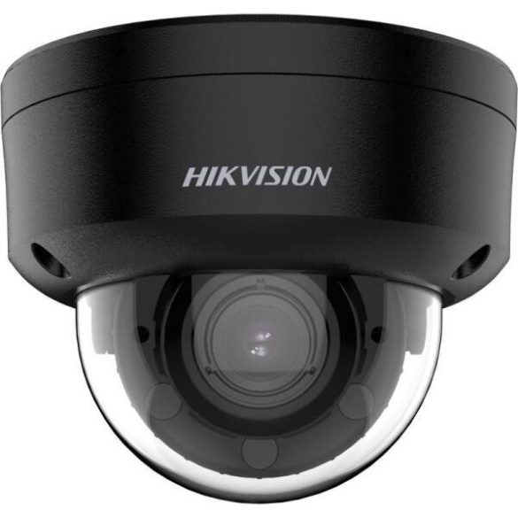 Hikvision DS-2CD2743G2-LIZS2U-B(2.8-12mm 4 MP AcuSense WDR motoros IP dómkamera; IR/láthatófény; hang I/O riasztás I/O; mikrofon; fekete