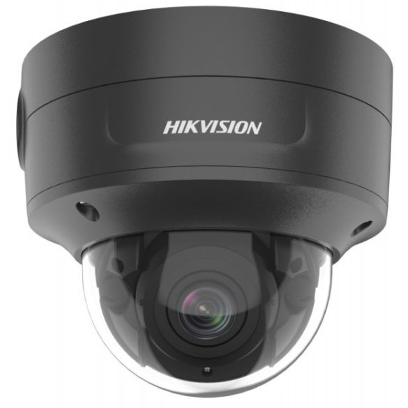 Hikvision DS-2CD2786G2-IZS-B (2.8-12)(C) 8 MP AcuSense WDR motoros zoom EXIR IP dómkamera; hang I/O; riasztás I/O; integrált RJ45; fekete