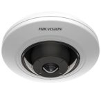  Hikvision DS-2CD2955G0-ISU (1.05mm) 5 MP WDR mini IR IP fisheye kamera 180° látószöggel; hang I/O; riasztás I/O