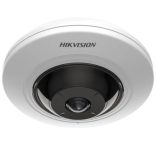 Hikvision DS-2CD2955G0-ISU (1.05mm) 5 MP WDR mini IR IP fisheye kamera 180° látószöggel; hang I/O; riasztás I/O