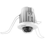   Hikvision DS-2CD2E23G2-U (4mm) 2 MP AcuSense WDR fix IP mini dómkamera; mikrofon; mennyezetbe süllyeszthető
