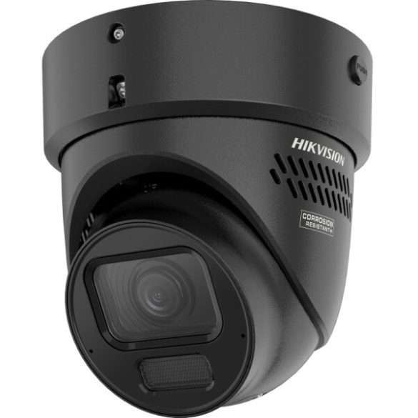 Hikvision DS-2CD2H47G3-LIZS2UY/SL-B(2.8- 4 MP ColorVu WDR motoros IP turret kamera; IR/láthatófény; beépített mikrofon; fény- és hangriasztás