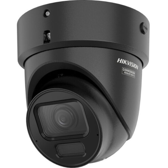 Hikvision DS-2CD2H86G2H-IZSY-B(2.8-12mm) 8 MP WDR motoros EXIR IP turret kamera; hang I/O riasztás I/O; NEMA 4X; fekete