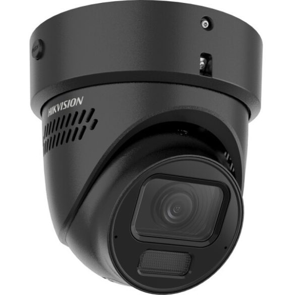 Hikvision DS-2CD2H87G3-LIZS2UY/SL-B 2.8- 8 MP ColorVu WDR motoros IP turret kamera; IR/láthatófény; beépített mikrofon; fény- és hangriasztás