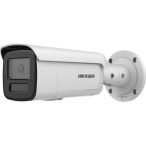   Hikvision DS-2CD2T46G2H-IS2U/SL(4mm)(eF) 4 MP AcuSense WDR fix EXIR IP csőkamera; mikrofon; fény-/hangriasztás; riasztás I/O; hang I/O
