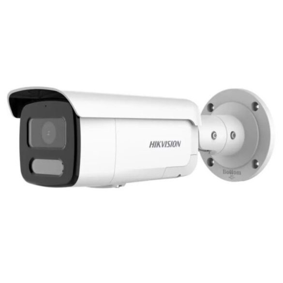 Hikvision DS-2CD2T47G2H-LISU/SL(2.8)(eF) 4 MP WDR fix ColorVu IP csőkamera; IR/láthatófény; fény- és hangriasztás; beépített mikrofon