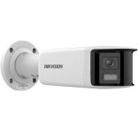 Hikvision DS-2CD2T47G2P-LSU/SL(2.8mm)(C) 4 MP ColorVu AcuSense fix IP panoráma csőkamera; mikrofon;fény-/hangriasztás; hang I/O; riasztás I/O