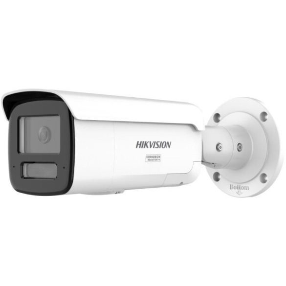 Hikvision DS-2CD2T47G3-LIS2UY/SL (4mm) 4 MP WDR fix ColorVu IP csőkamera; IR/láthatófény; fény- és hangriasztás; NEMA 4X