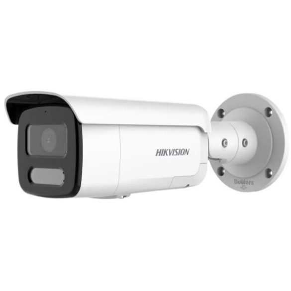 Hikvision DS-2CD2T67G2H-LISU/SL(4mm)(eF) 6 MP WDR fix ColorVu IP csőkamera; IR/láthatófény; fény- és hangriasztás; beépített mikrofon