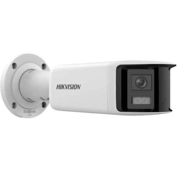 Hikvision DS-2CD2T67G2P-LSU/SL(2.8mm)(C) 6 MP ColorVu AcuSense fix IP panoráma csőkamera; mikrofon;fény-/hangriasztás; hang I/O; riasztás I/O