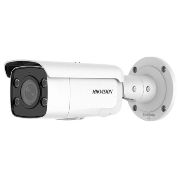 Hikvision DS-2CD2T87G2-LSU/SL (2.8mm)(C) 8 MP WDR fix ColorVu AcuSense IP csőkamera; láthatófény; fény- és hangriasztás