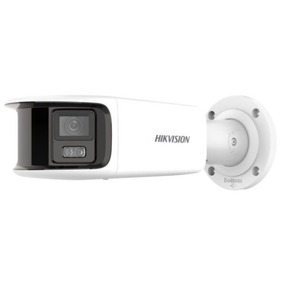 Hikvision DS-2CD2T87G2P-LSU/SL(4mm)(C) 8 MP fix ColorVu AcuSense IP panoráma csőkamera; láthatófény; fény- és hangriasztás