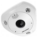 Hikvision DS-2CD63C5G0-IVS (1.29mm)(D) 12 MP 360° vandálb. IR Smart IP fisheye kamera; hang I/O; riaszás I/O; mikrofon/hangsz.; ImmerVision
