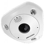   Hikvision DS-2CD63C5G0E-IVS (2mm) (B) 12 MP 360° vandálbiztos IR Smart IP fisheye kamera; hang I/O; riasztás I/O; mikrofon/hangszóró