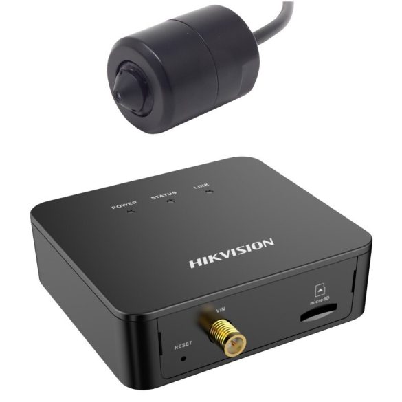 Hikvision DS-2CD6425G1-10 (3.7mm)8m 2 MP WDR rejtett IP kamera 1 db befúrható kamerafejjel; riasztás I/O; hang I/O