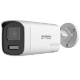 Hikvision DS-2CE12DF3T-LXTS (2.8mm) 2 MP ColorVu fix THD csőkamera; IR/láthatófény; kétirányú audio; hang- és fényriasztás