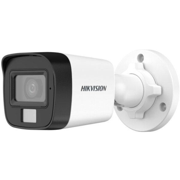 Hikvision DS-2CE16G0T-LFS (2.8mm) 3 MP fix mini THD csőkamera; IR/láthatófény; beépített mikrofon
